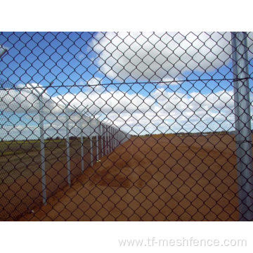 HDG post chain link fence